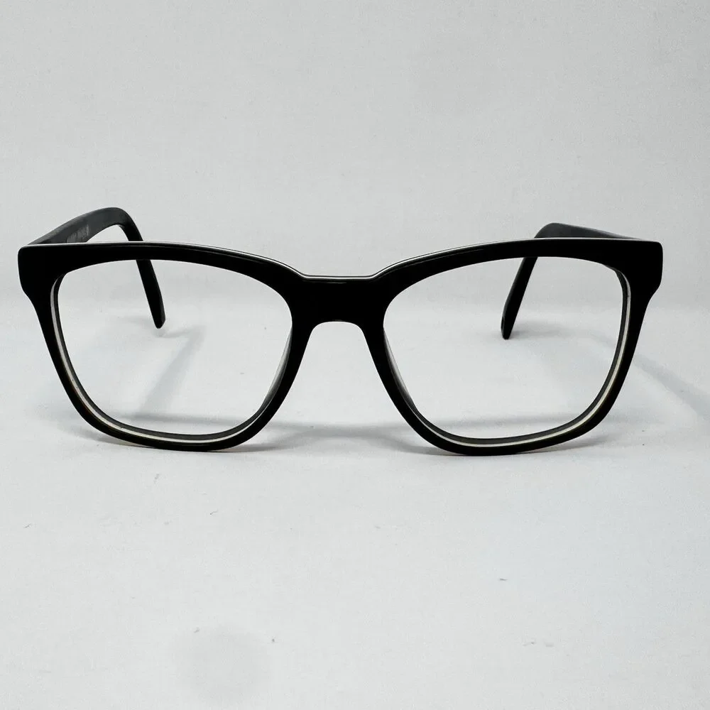 Warby Parker Barkley M103 Black Gray Eyeglass Frames 53-18-142